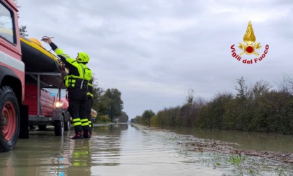 Vigili del fuoco di Biella prestano soccorso in Emilia Romagna