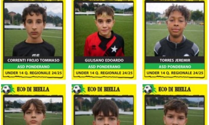 Calcio giovanile, oggi con Eco di Biella le "figurine" dei calciatori biellesi