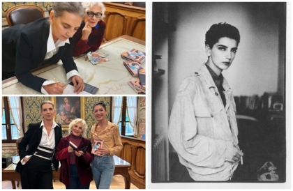 La ex top model anni ’80 Elisabetta Valentini a Masserano con Fotomodella