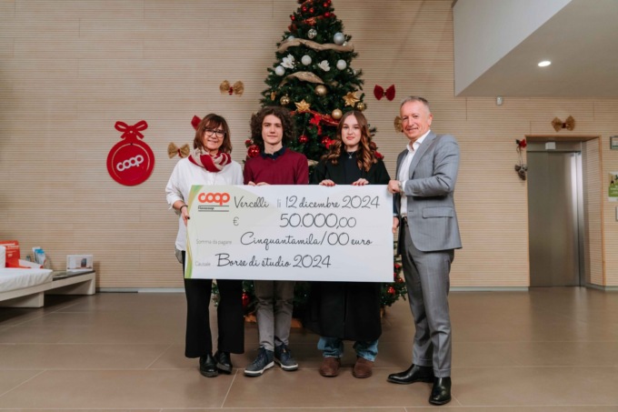 Sette studenti biellesi premiati da Nova Coop