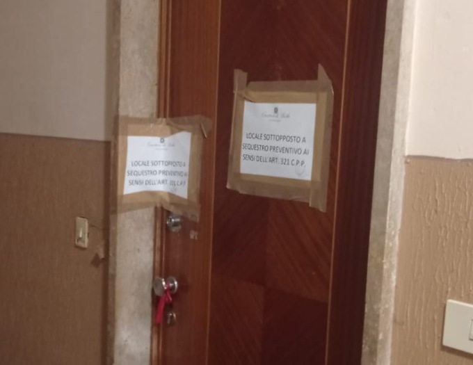 Sequestrato alloggio di una “catena” a luci rosse che si estende al di fuori del Biellese