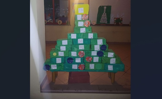 Il Natale creativo della materna di Mongrando Curanuova