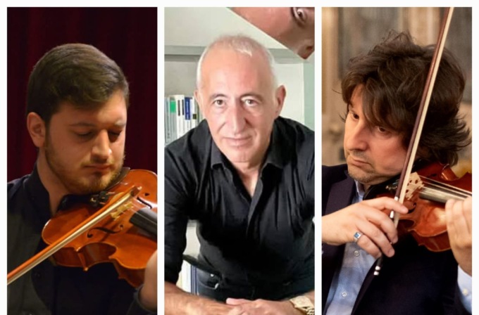 “Dalla Vienna classica al cuore romantico”: concerto con i maestri biellesi Carlomagno, Sarno e Lisato