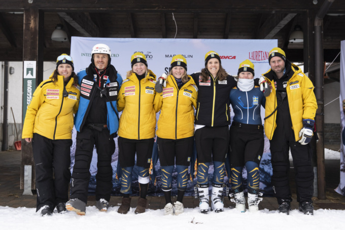 Hector, Swenn Larsson e Colturi, tre fra le prime dieci al mondo in slalom preparano Courchevel all’Oasi Zegna Ski Racing Center