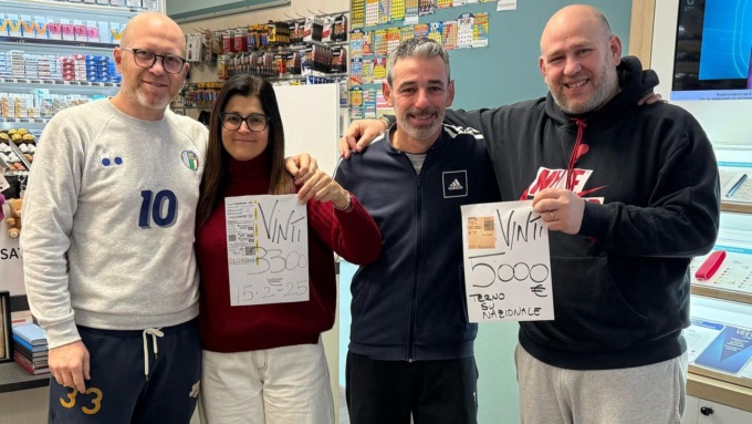 Due vincite fortunate alla Tabaccheria Lanza di Cossato