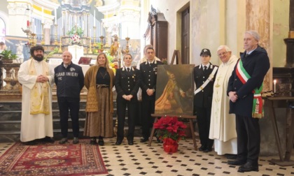 Il quadro di San Grato recuperato dopo 23 anni