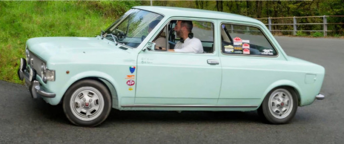 Gulotta-Messina su Fiat 600 vincitori del 12° Valli Biellesi