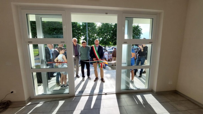 Ponderano inaugura i nuovi spogliatoi della palestra comunale