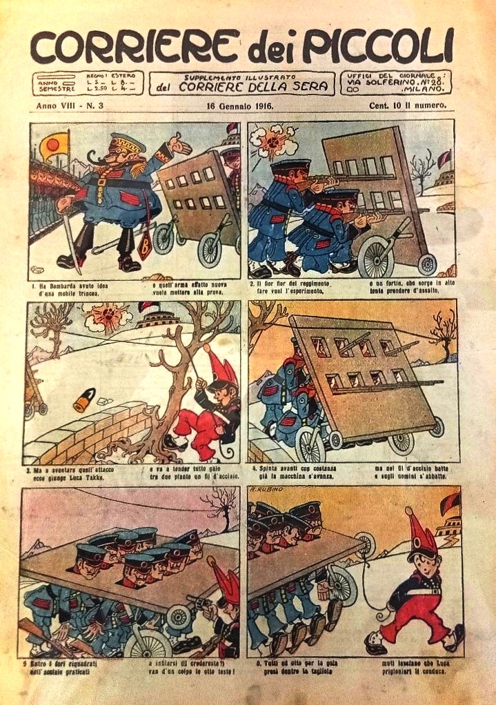 La guerra sul Corriere dei Piccoli