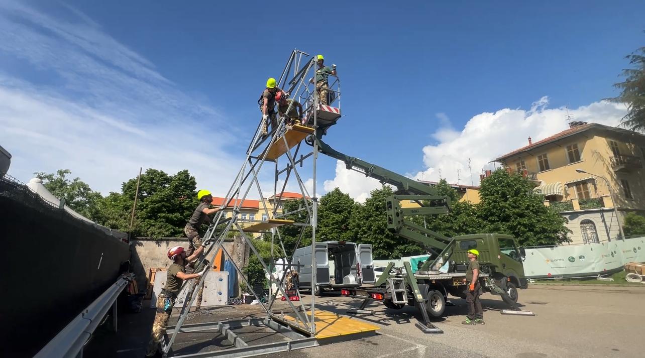 Operazione di smontaggio della Cittadella 2