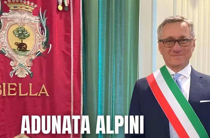 Il saluto del sindaco di Biella Marzio Olivero per l’Adunata degli Alpini