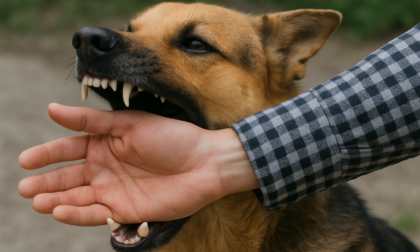 Lite in un parco privato: un contendente viene morso da un cane