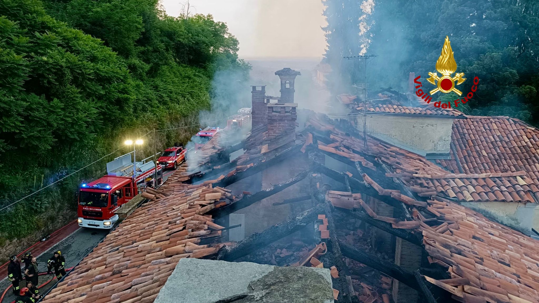 Incendio a Bioglio 2