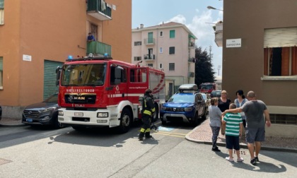 Principio d’incendio in un appartamento di via Sardegna: tempestivo intervento dei Vigili del Fuoco