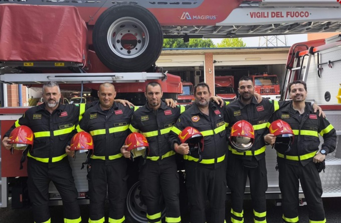 Sei nuovi capi squadra al Comando dei Vigili del Fuoco di Biella
