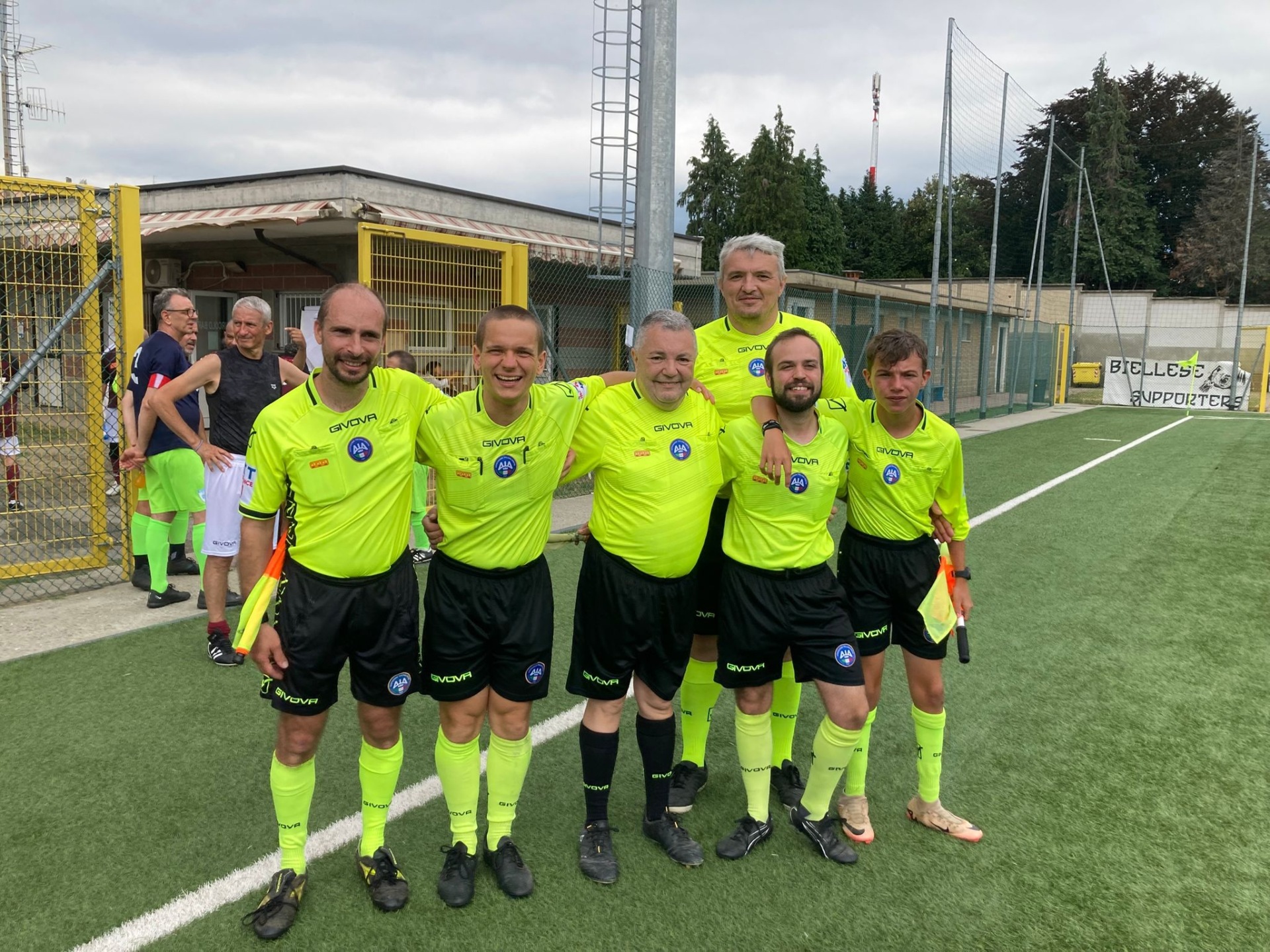 La squadra degli arbitri