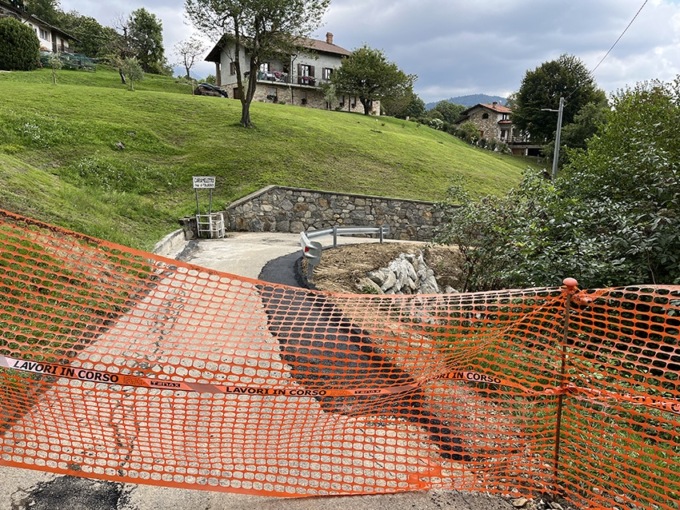 Riapre lunedì la strada per Carameletto