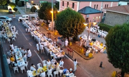A Sandigliano 270 persone alla "Cena in bianco... e giallo". Poi la lotteria