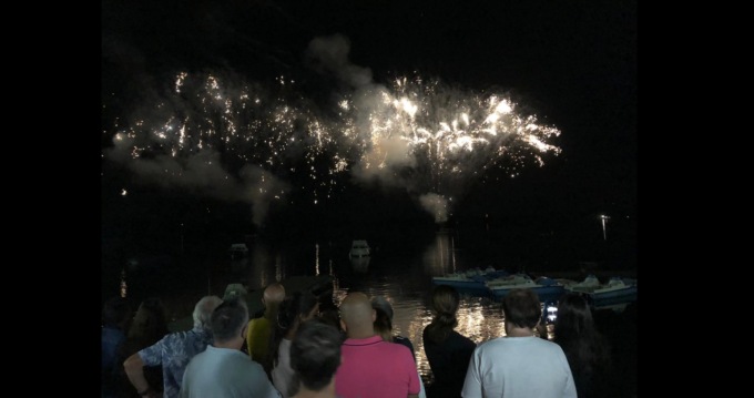 Questa sera i fuochi d’artificio a Viverone