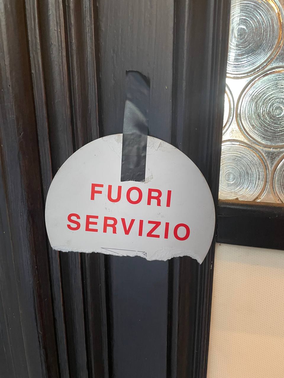 Funicolare fuori servizio