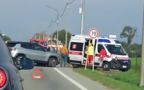 Frontale fra Gaglianico e Cerrione, sul posto il 118