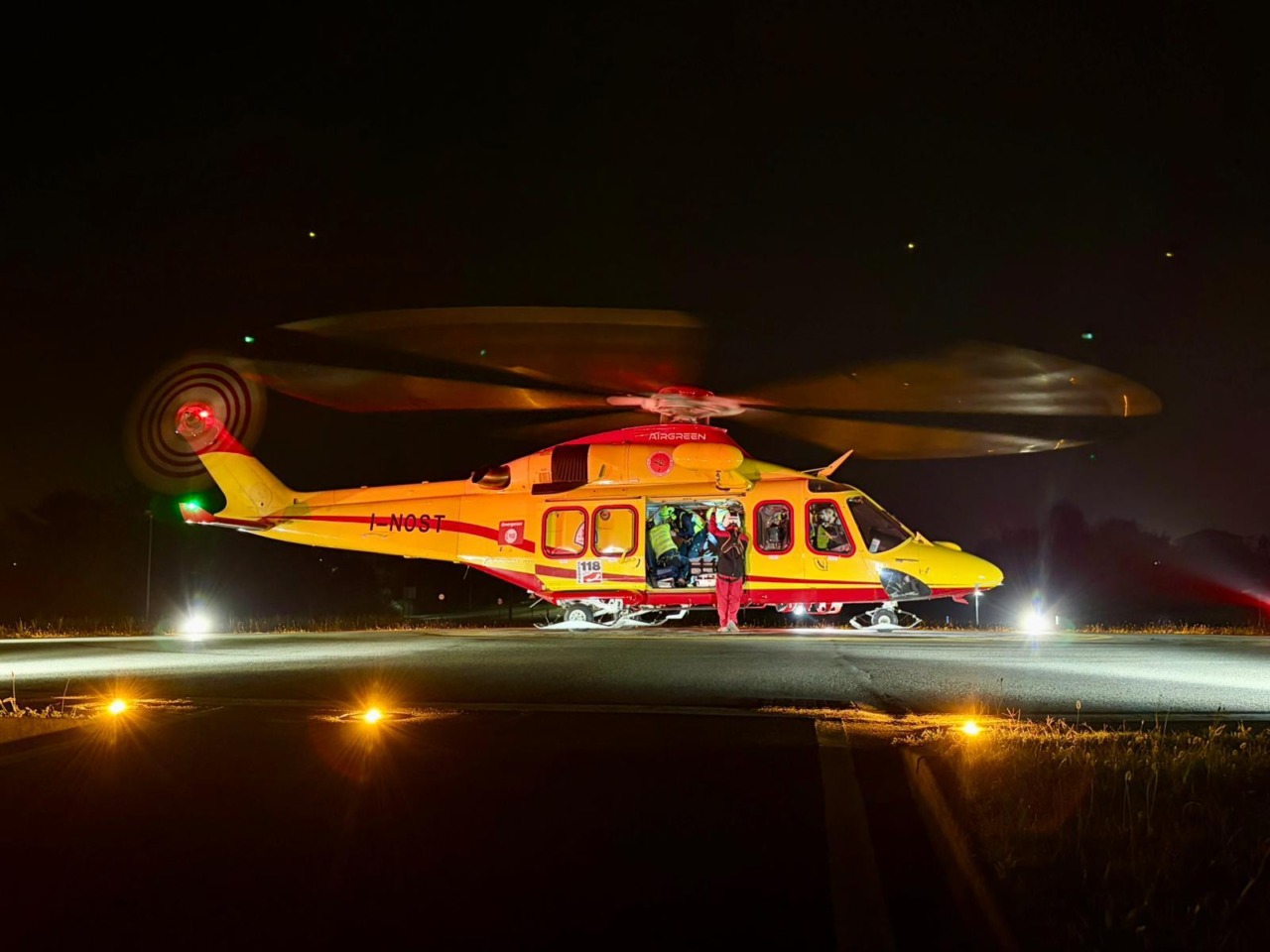Soccorso notturno sul Monte Bo: escursionista colto da ipotermia recuperato in elicottero