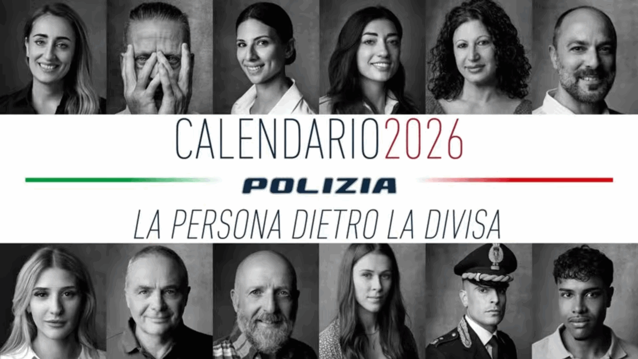 La Polizia di Stato presenta il Calendario 2026 alle Terme di Diocleziano