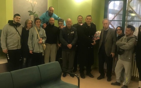 Visita del luogotenente dei Carabinieri Di Ronco alla comunità “Il Punto”