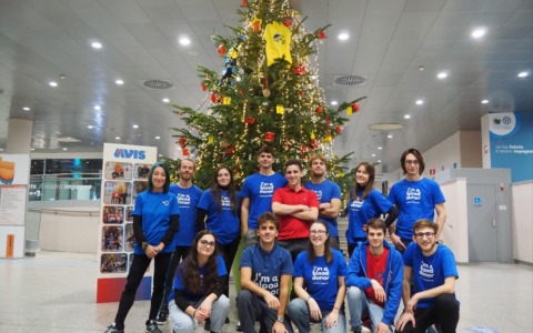 L’albero di Natale di Avis e BiRoller-Pattinaggio Biella