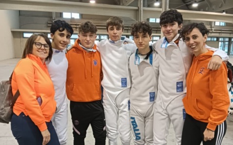 Scherma Pietro Micca, Cadetti e Giovani, cinque qualificati ai Nazionali