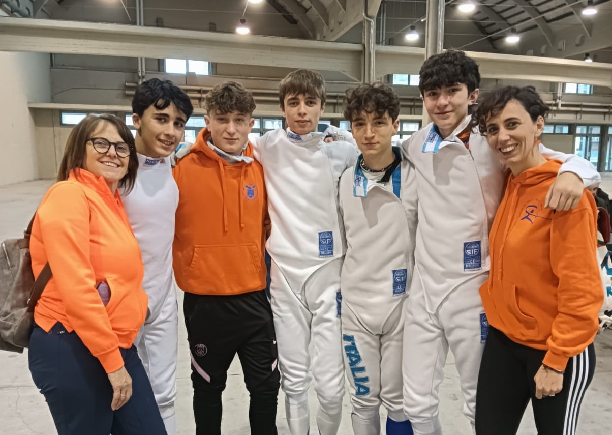 Scherma Pietro Micca, Cadetti e Giovani, cinque qualificati ai Nazionali