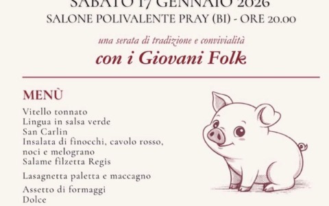 Festa di Sant’Antonio a Pray con I Giovani Folk