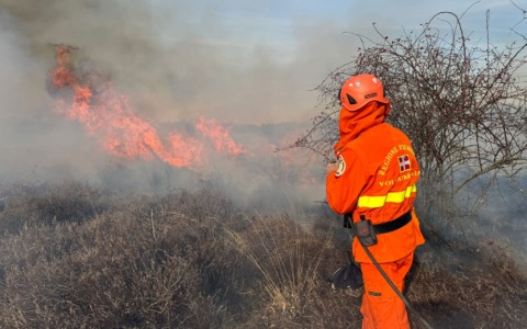 Incendio in Baraggia tra Benna e Candelo: al lavoro Aib e Vigili del Fuoco