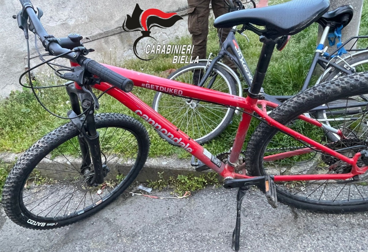 Biciclette rubate recuperate, si cercano i proprietari