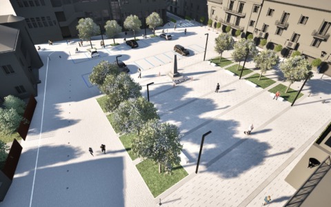 A Cossato una nuova piazza Angiono