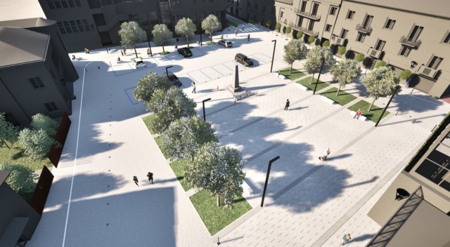 A Cossato una nuova piazza Angiono