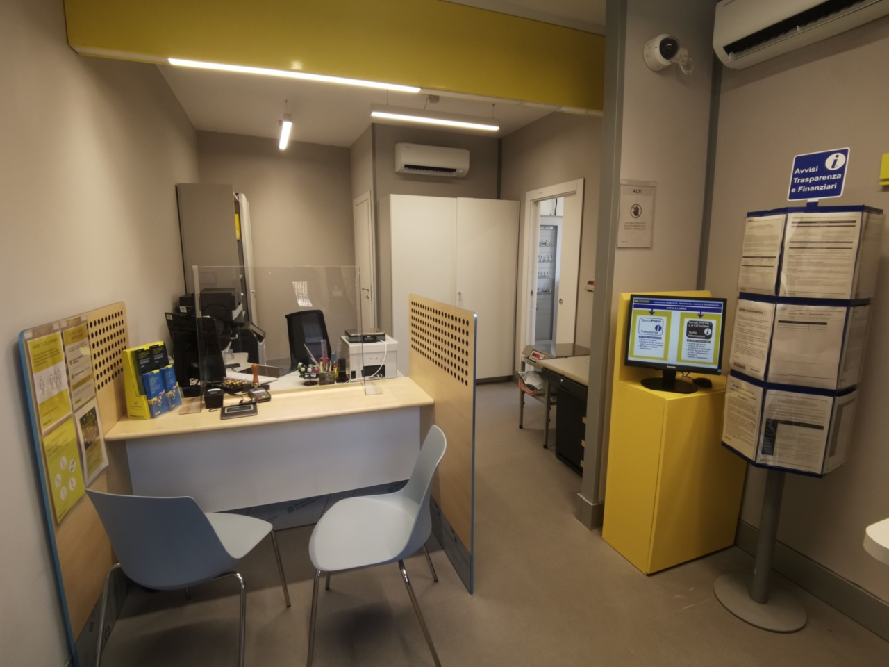 L’ufficio postale riapre al pubblico nella nuova sede