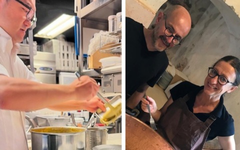 Un cuoco giapponese alla Trappa