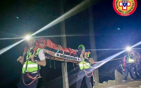 Doppio intervento notturno del Soccorso Alpino in Valle Cervo