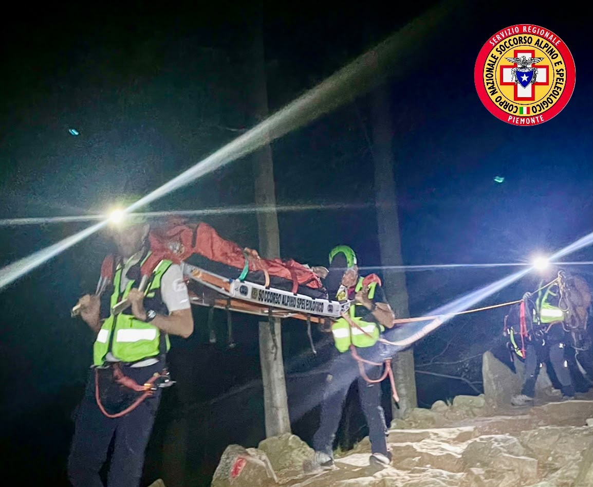 Doppio intervento notturno del Soccorso Alpino in Valle Cervo