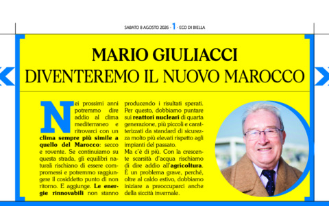 «Addio al clima mediterraneo:  diventeremo il nuovo Marocco»