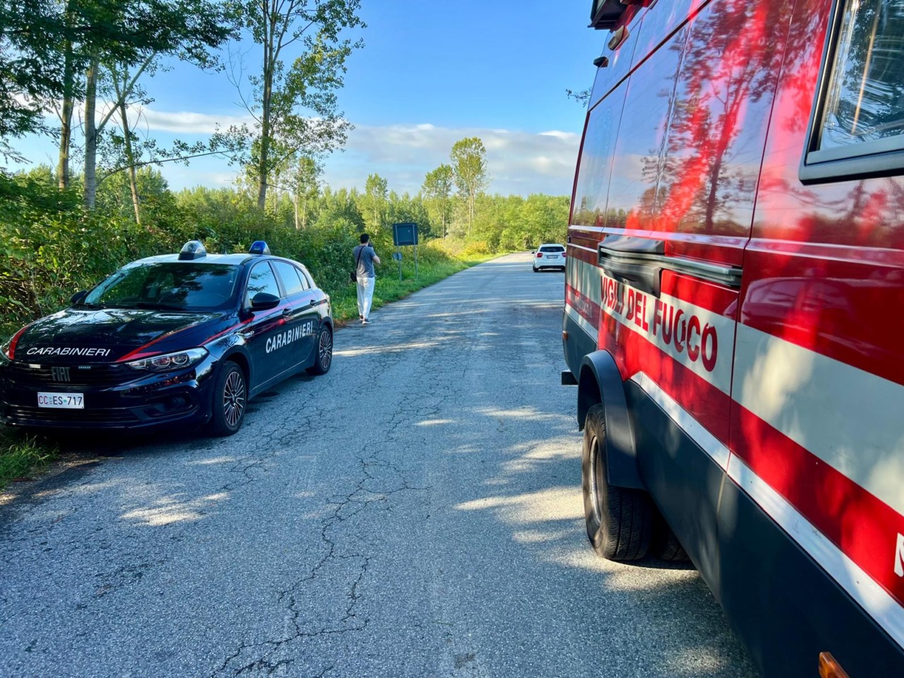 Ciclista travolto sul guado dalla piena del Cervo, ricerche in corso