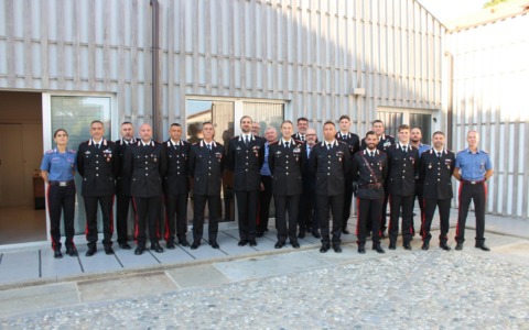 Il generale Galletta in visita ai Carabinieri di Cossato