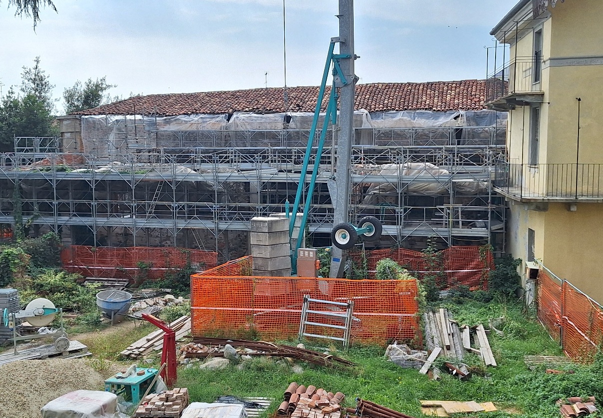 Slitta la conclusione del restauro della “Manica del Torchio”