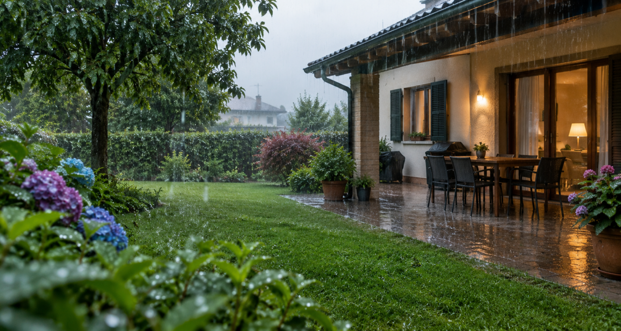 Come recuperare l’acqua piovana per la casa e per il giardino