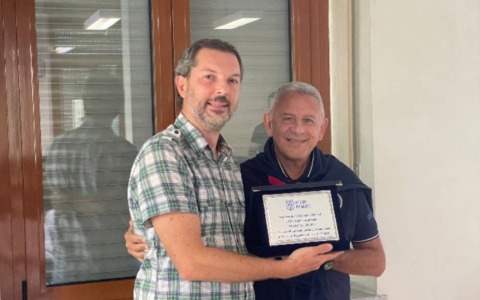 L’arbitro biellese Marco Colpo premiato con il “Tibiletti”