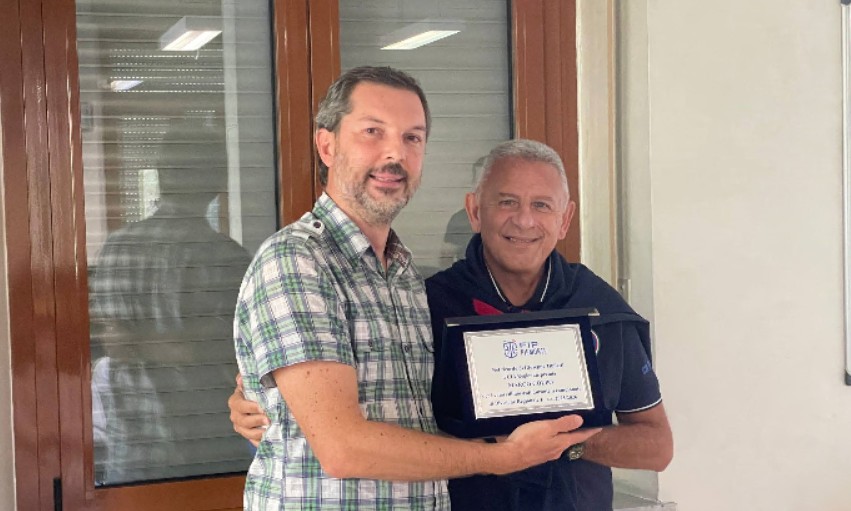 L’arbitro biellese Marco Colpo premiato con il “Tibiletti”